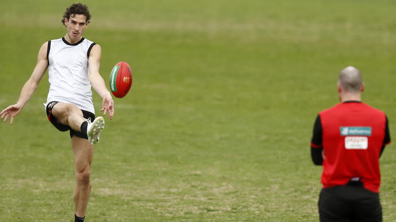 Max King has been working onhis goalkicking with Jarryd Roughead (Photo by Darrian Traynor/Getty Images)