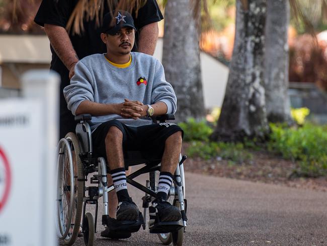 Palmerston teenager Peter Skeen was shot at six times by NT Police during an incident at Gray on March 8, 2022. Picture: Pema Tamang Pakhrin