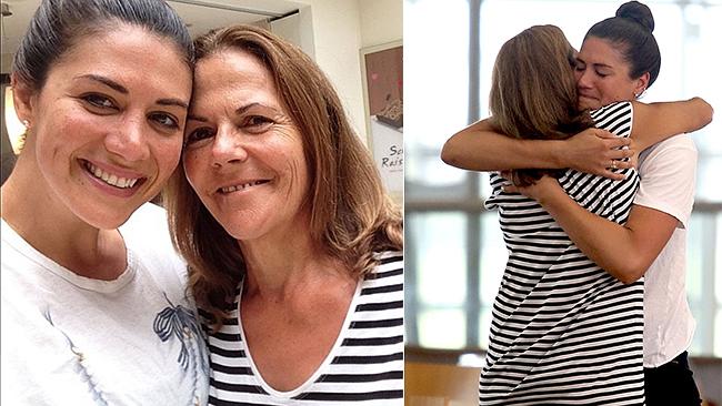 Stephanie Rice Says Tearful Farewell To Mum As She Jets