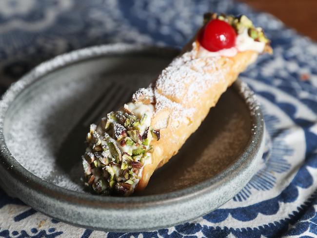 Ed's Spuntino Bar &amp; Cafe’s Cannoli. Picture: Nikki Davis-Jones