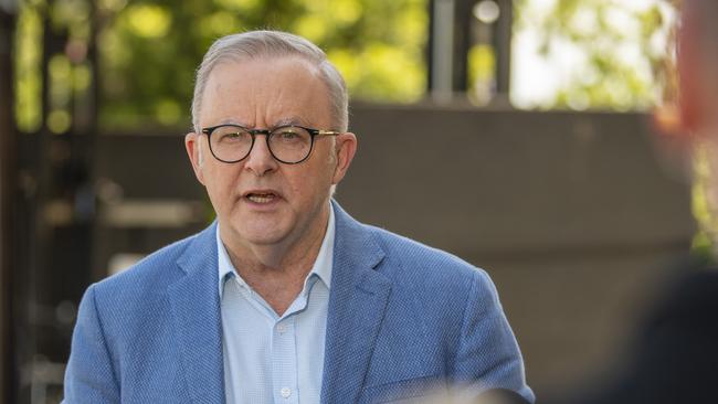 Anthony Albanese on Sunday. Picture: NewsWire / Simon Bullard.