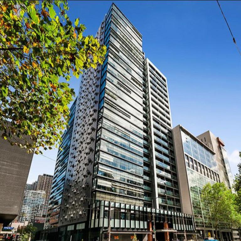 199 William Street, Melbourne. The seized apartment was bought for $492,000 in September 2014