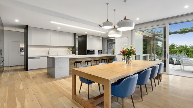 The house at No.45 was built to Passivhaus principles …
