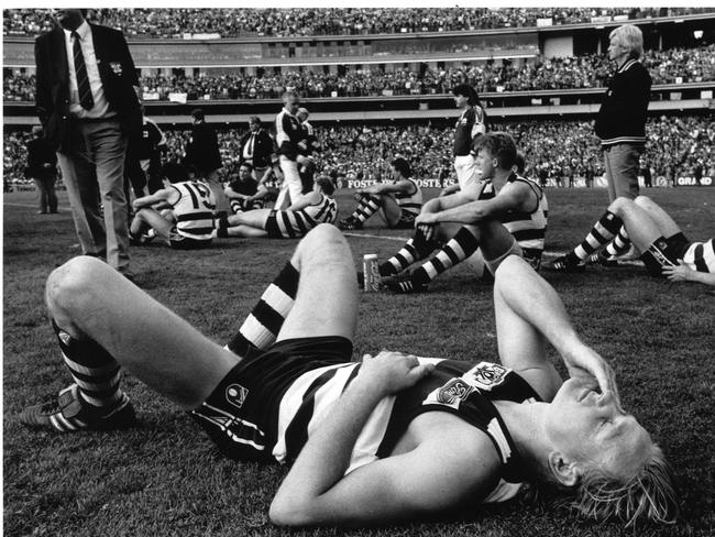 John Barnes after West Coast Eagles defeated Geelong in the 1992 AFL Grand Final.