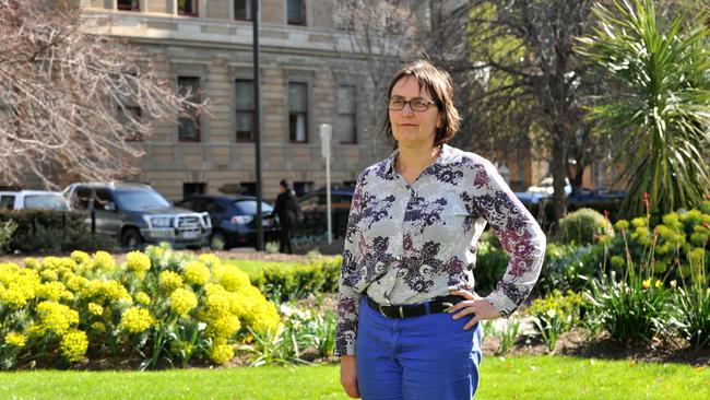 Alderman Helen Burnet is calling for a Hobart CBD ban on smoking. Picture: FIONA HARDING