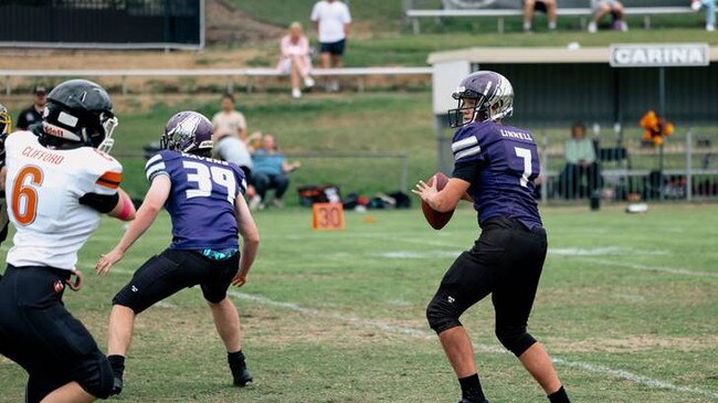 Ravens junior quarterback Mathew Linnell.