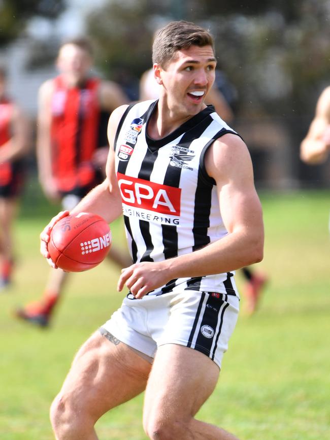 Falcons forward Liam Davis. Picture: AAP/Keryn Stevens