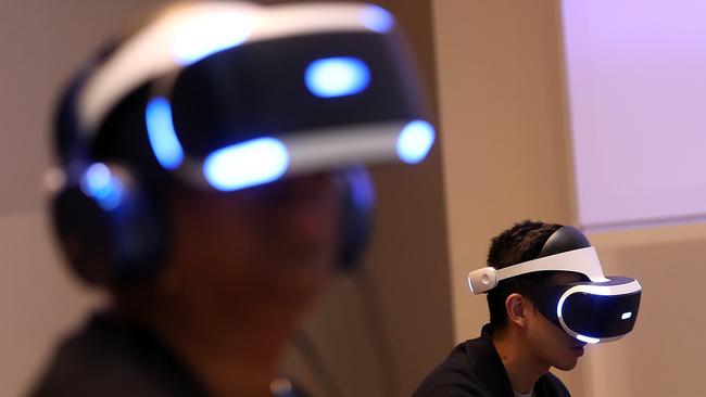 PlayStation VR users will be able to choose from a variety of VR games. Picture: Justin Sullivan/Getty Images/AFP