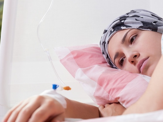 RendezView. Photo of young cancer patient lying in hospital. Chemotherapy. (Pic: iStock)