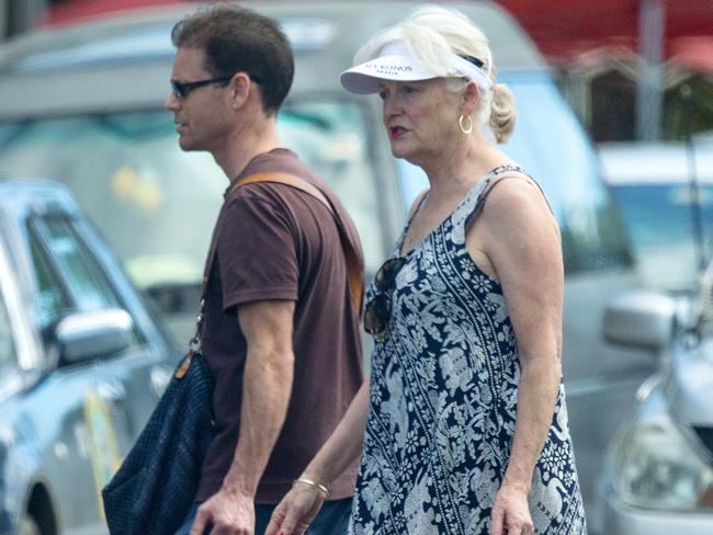 Danny and his mother Karen were seen carrying plastic bagsof groceries into the hotel, suggesting the family is preparing to stay in Lautoka for some time. Picture: Mark Stewart