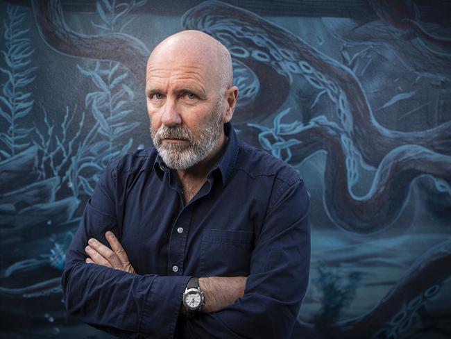 Charles Wooley believes the value of Tasmanian authors such as Richard Flanagan, pictured above, can not be underestimated. Picture: LUKE BOWDEN