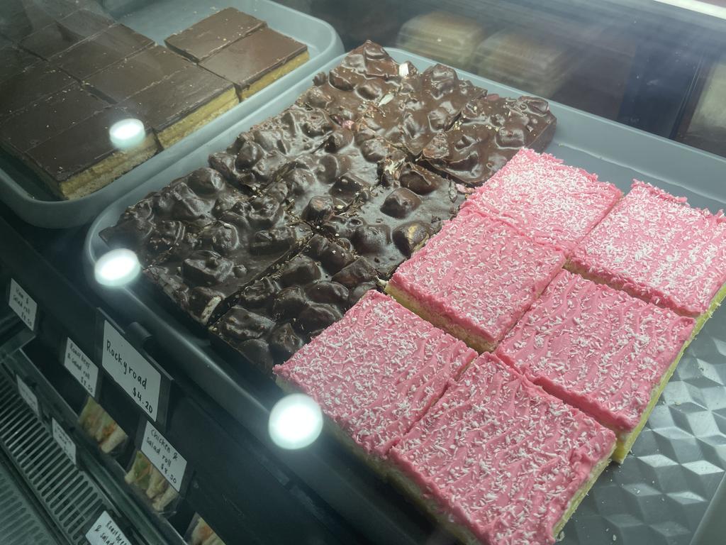 Baked On Nathan offers a range of slices in the Vincent Market Place. Picture: Leighton Smith.