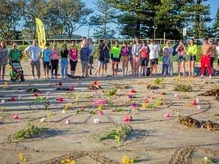 Fluro Friday tribute to local victims of suicide. Picture: Rachel Vercoe