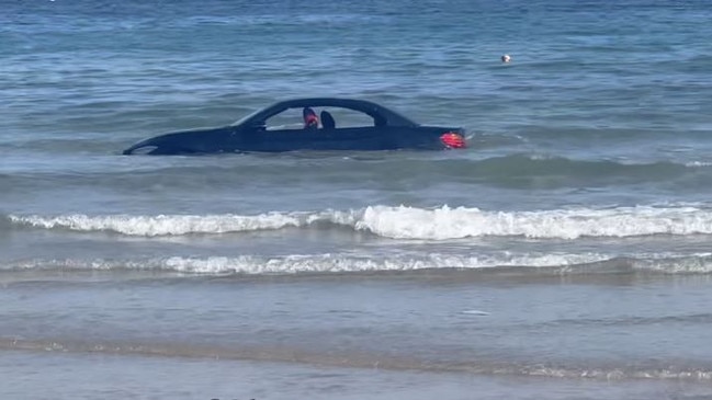 “You can’t park there,” coastguards said. Picture: Facebook