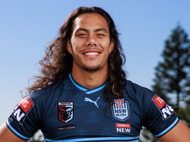 Daily Telegraph. 22, May, 2023.(Blues Camp)NSW Blues, Jarome Luai, at Crown Plaza Coogee, today. Picture: Justin Lloyd.