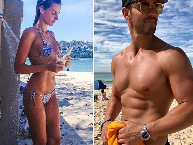 Laura Dundovic and Kris Smith. Picture: Instagram