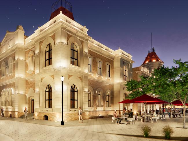 images and flythrough of $20m Port Adelaide Customs House precinct redevelopment. Source: Supplied