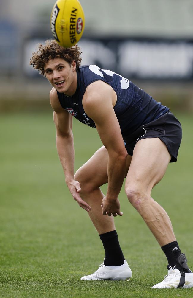 Charlie Curnow is set for surgery. Picture: Michael Klein