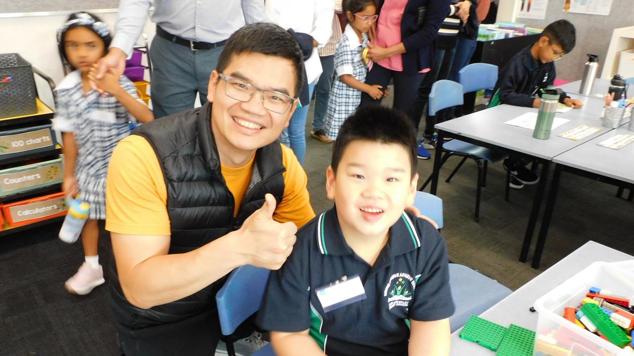 Students and parents were excited to start the school year.