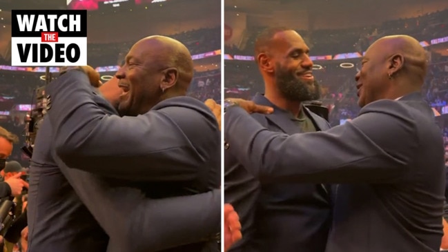 LeBron James and Michael Jordan reunite at NBA All-Star Game 2022 