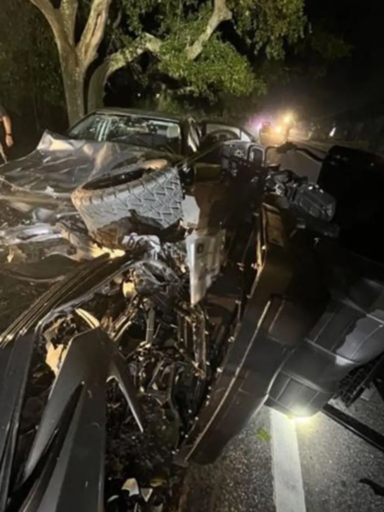 The horrifying wreck took place on the night of April 28. Picture: Folly Beach Department of Public Safety