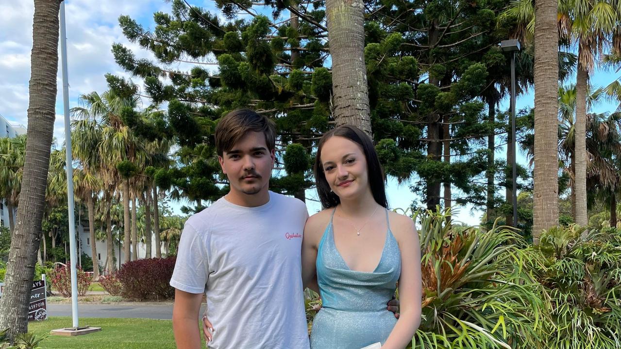 Dean Proctor and Alissa Moore at the Orara High School Year 12 formal in 2022. Picture: Matt Gazy