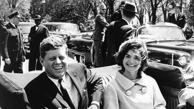 US President John F. Kennedy and First Lady Jacqueline Kennedy.