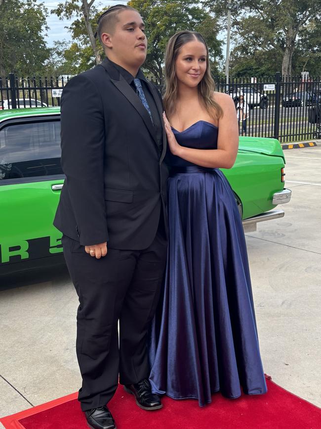 Students arrive at the 2024 Maryborough State High School formal.