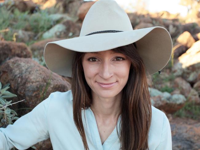 Climate scientist and farmer Dr Anika Molesworth, whose book A Sunburnt Country will be published in August. Picture: Supplied