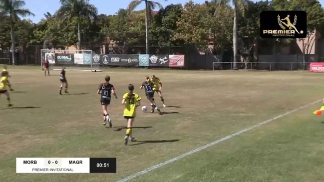 Replay: Premier Invitational - Magic United Red v Moreton Bay (Under 14/15 girls)