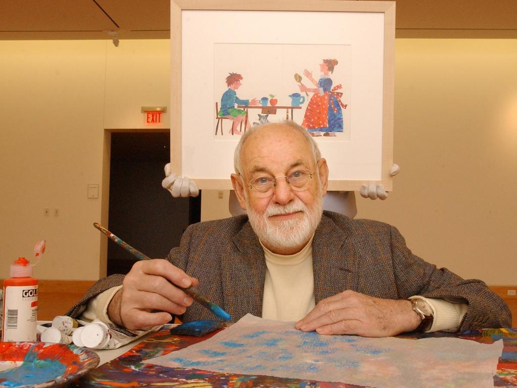 Mr Carle’s books have been adored by generations. Picture: Matthew J. Lee/The Boston Globe via Getty Images