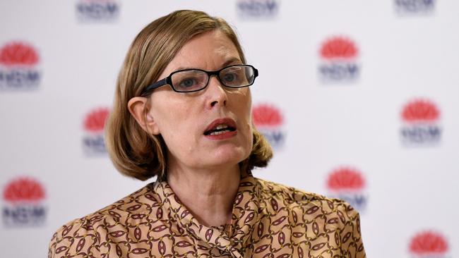 NSW Chief Health Officer Dr Kerry Chant speaks to the media during a COVID-19 press conference in Sydney. Picture: Bianca De Marchi