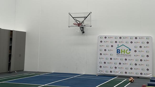 The finishing touches are going into the BHC Clyde North centre, including an indoor basketball court. Image: Gemma Scerri