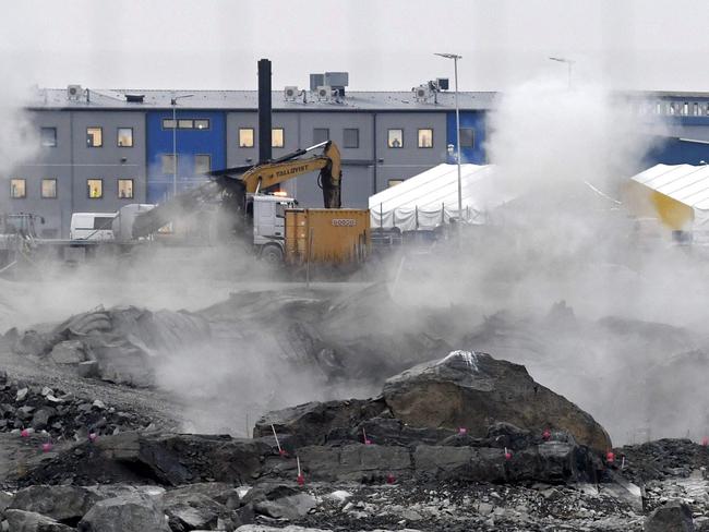 (FILES) This file photo taken on November 03, 2021 shows the construction site of the Hanhikivi 1 nuclear power plant in PyhÃ¤joki, Finland. - Finnish-led Fennovoima said on May 24, 2022 it had withdrawn a construction application for a nuclear plant involving Rosatom, three weeks after it cancelled the delivery contract with the state-owned Russian energy giant. "Fennovoima has withdrawn the Hanhikivi 1 construction license application -- focus is now on preserving the Pyhajoki site," said a statement from the company, in which Rosatom has a 34-percent stake via a subsidiary. (Photo by Vesa Moilanen / Lehtikuva / AFP) / Finland OUT