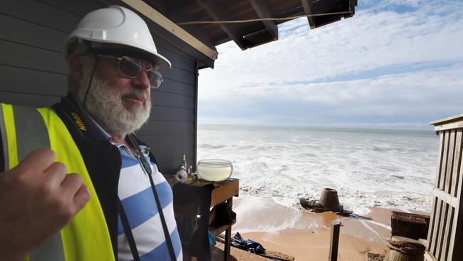 Coastal engineer Angus Gordon at Collaroy. Picture: AAP