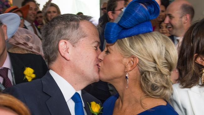 Bill Shorten and Chloe on Melbourne Cup day: he wanted to be loved.