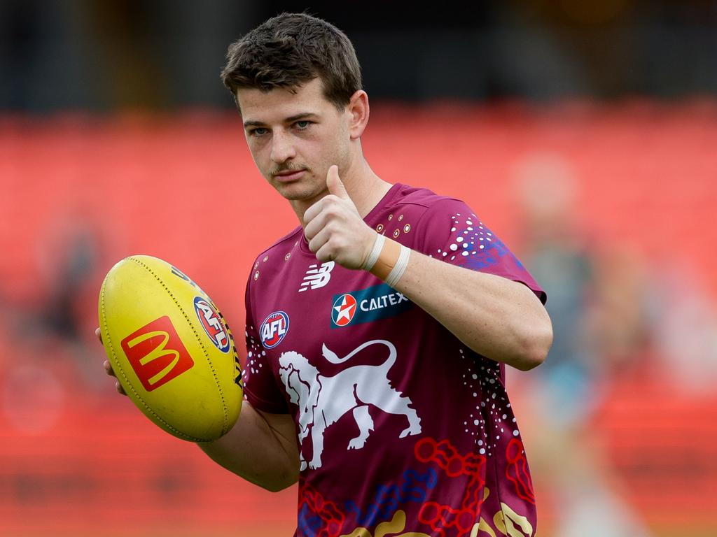 Jaxon Prior has been delisted after playing 39 games with Brisbane.