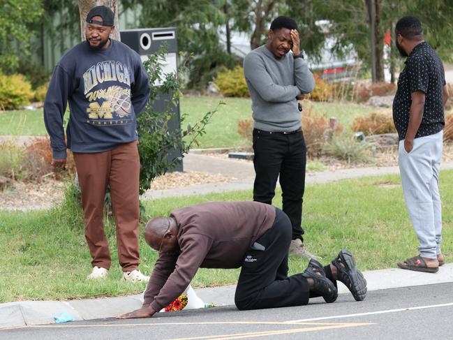 Samuel called for an end to senseless violence. Picture: David Crosling