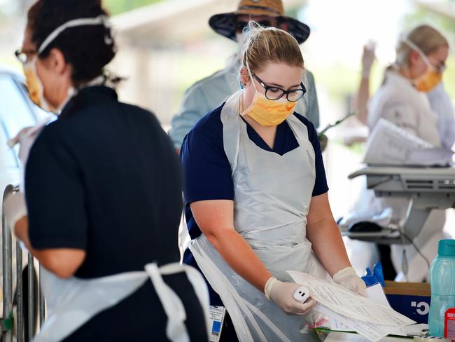 The Townsville Hospital and Health ServiceÕs COVID-19 drive-through assessment clinic is now at Reid Park in Railway Estate.