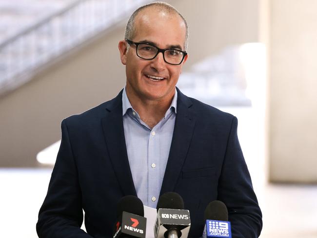 Deputy Premier James Merlino said the numbers proved the system was working. Picture: Ian Currie