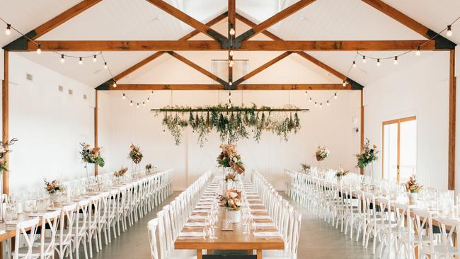 Reception tables: Bree Forbes and Daniel Kelly’s special day, photography: Figtree Pictures