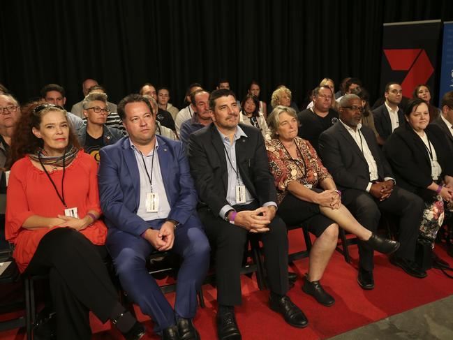 The studio audience watch the PM and Bill Shorten go head to head. Picture: Nic Ellis/The West Australian