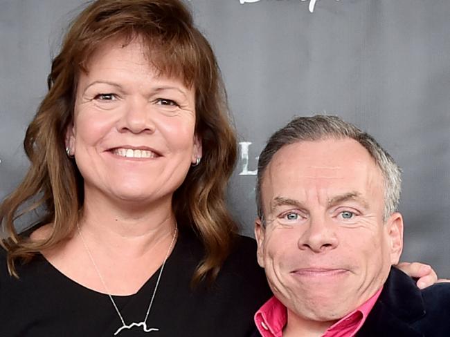 HOLLYWOOD, CALIFORNIA - NOVEMBER 28: (L-R) Annabelle Davis, Samantha Davis, Warwick Davis, and Harrison Davis attend a special influencer screening of Willow at The Magic Castle in Hollywood, California on November 28, 2022. (Photo by Alberto E. Rodriguez/Getty Images for Disney)