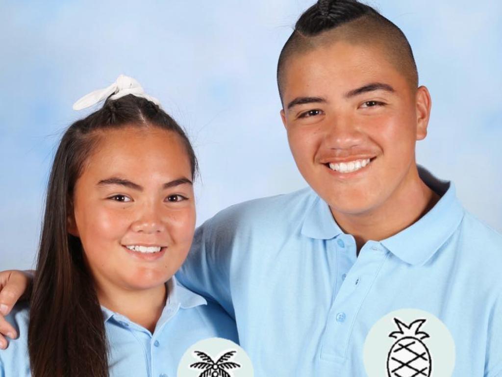 Leonidus Hinekiteao and sister Serenity play in the same team. Picture: Ayla Hinekiteao