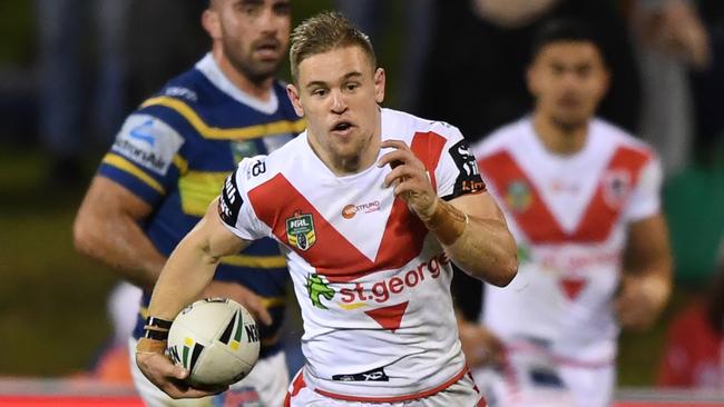 Matt Dufty is still a work in progress for the Dragons. Picture: AAP