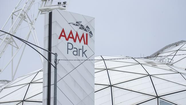 Melbourne Victory have been hit with more than half a million dollars in financial sanctions after their fans invaded AAMI Park in a December match against Melbourne City. Picture: NCA NewsWire / Paul Jeffers