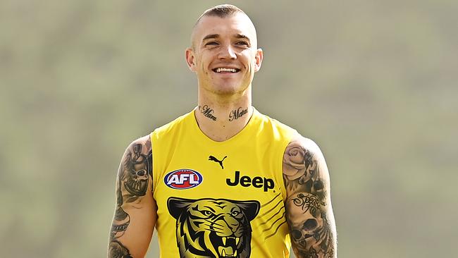 The Phantom will be one of many KFC SuperCoaches missing Dustin Martin in Round 16. Picture: Albert Perez/Getty Images