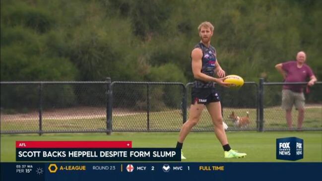 Scott supports under fire Heppell