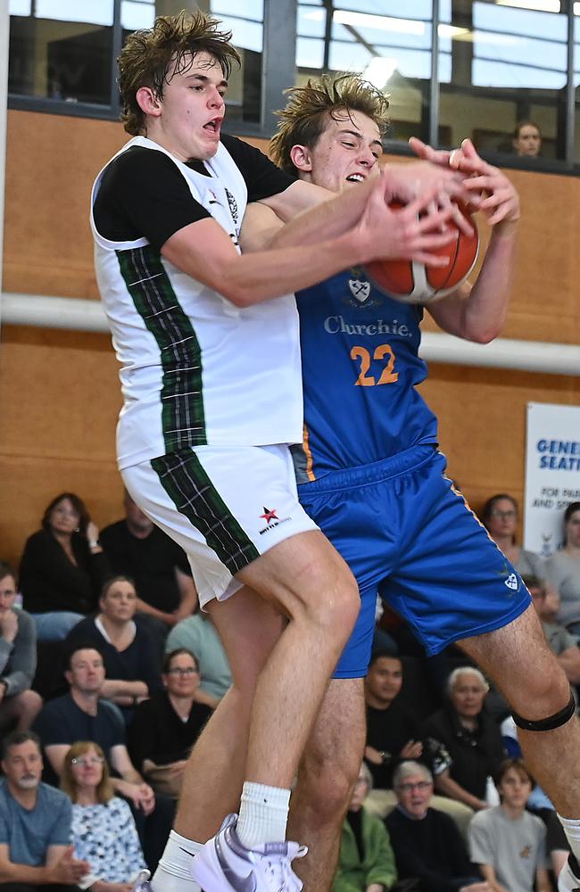 GPS basketball Churchie v BBC Saturday August 10, 2024. Picture, John Gass