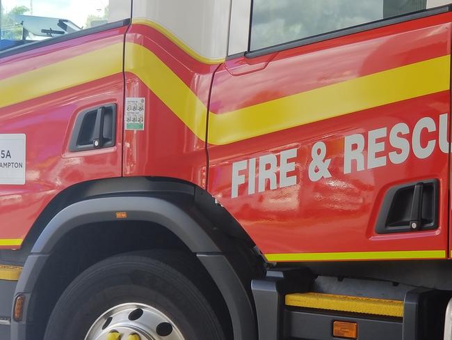 Rockhampton fire truck. QFES, firefighting, fire truck generic.